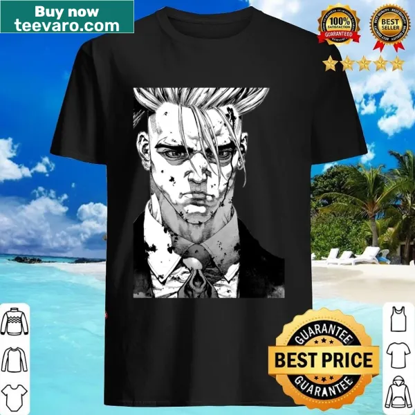Playful sticker-themed T-shirt inspired by Sun Ken Rock