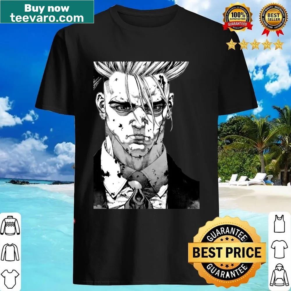 Playful sticker-themed T-shirt inspired by Sun Ken Rock