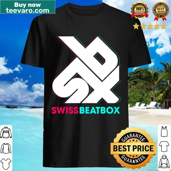 Funny hip hop music shirt with bold beatboxing typography