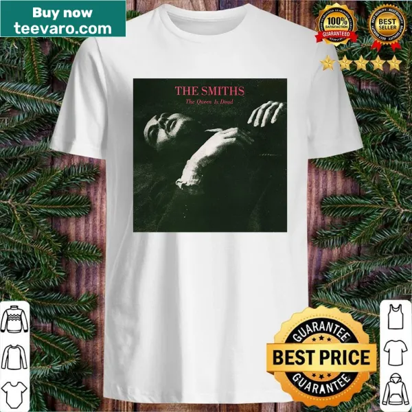 Graphic shirt with text 'The Queen Is Dead' for music fans