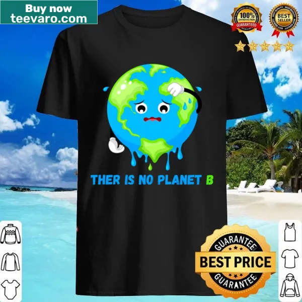 Shirt with the phrase emphasizing environmental responsibility