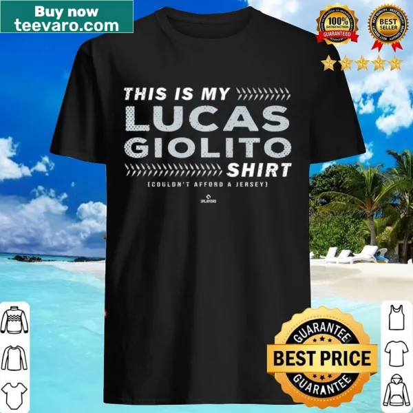 Chicago MLB player Lucas Giolito shirt with bold typography