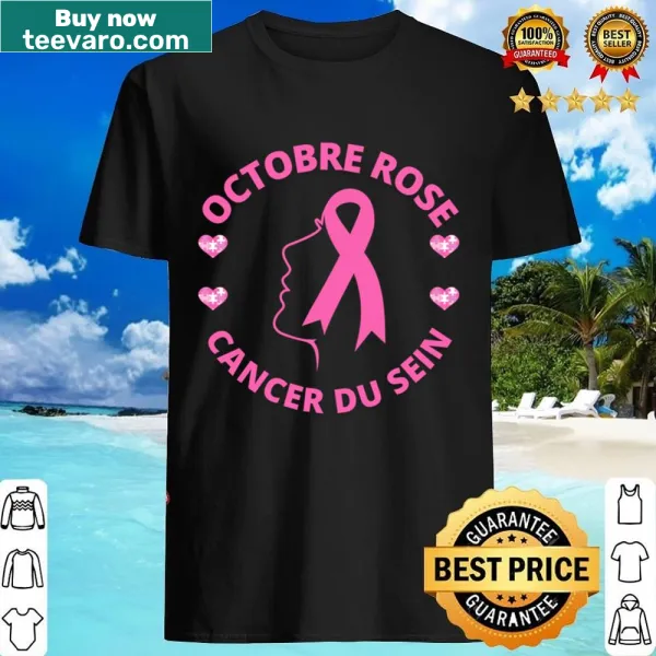 Butterfly and ribbon graphic shirt for breast cancer awareness