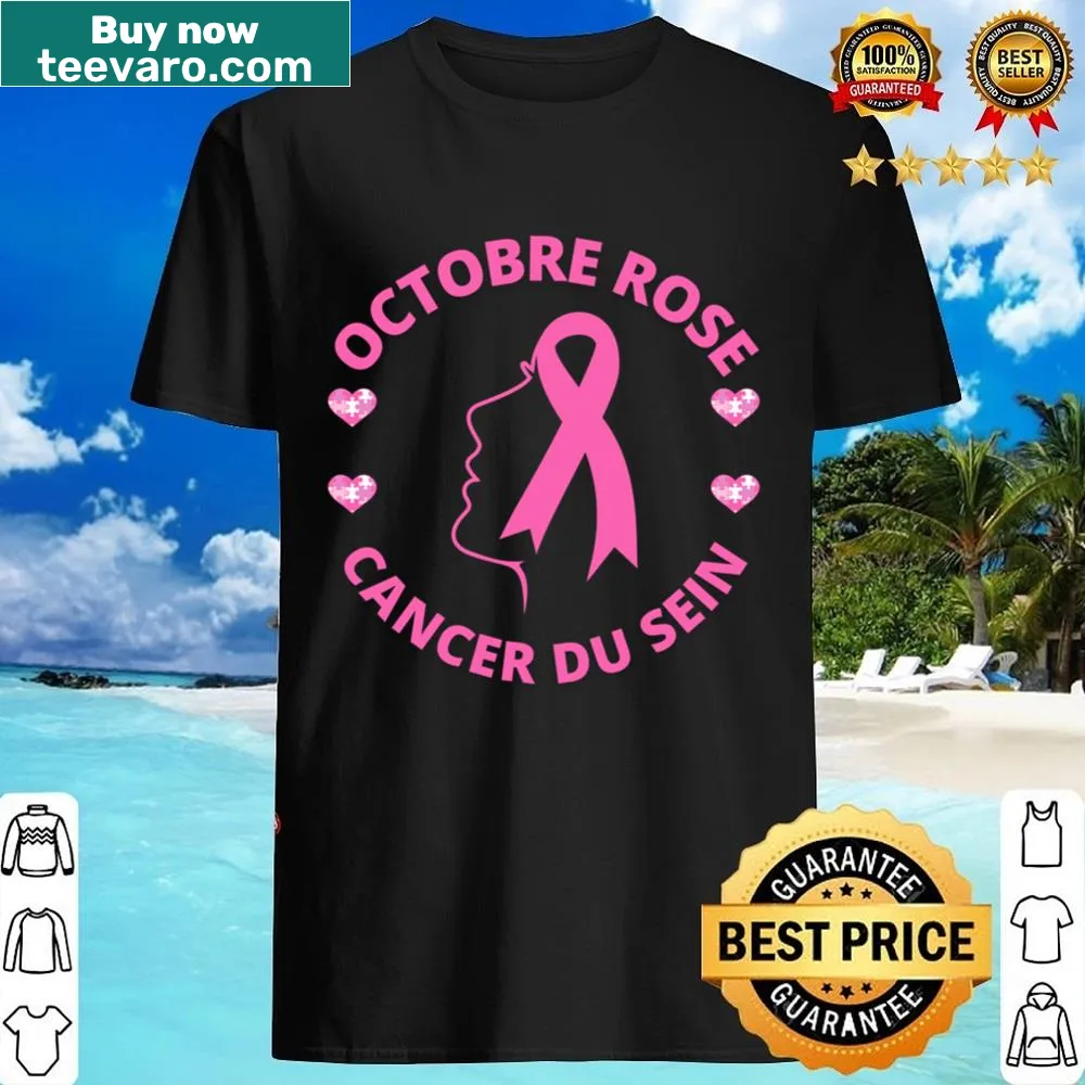 Butterfly and ribbon graphic shirt for breast cancer awareness