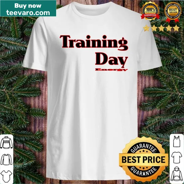 Motivational fitness shirt with positive vibes typography.