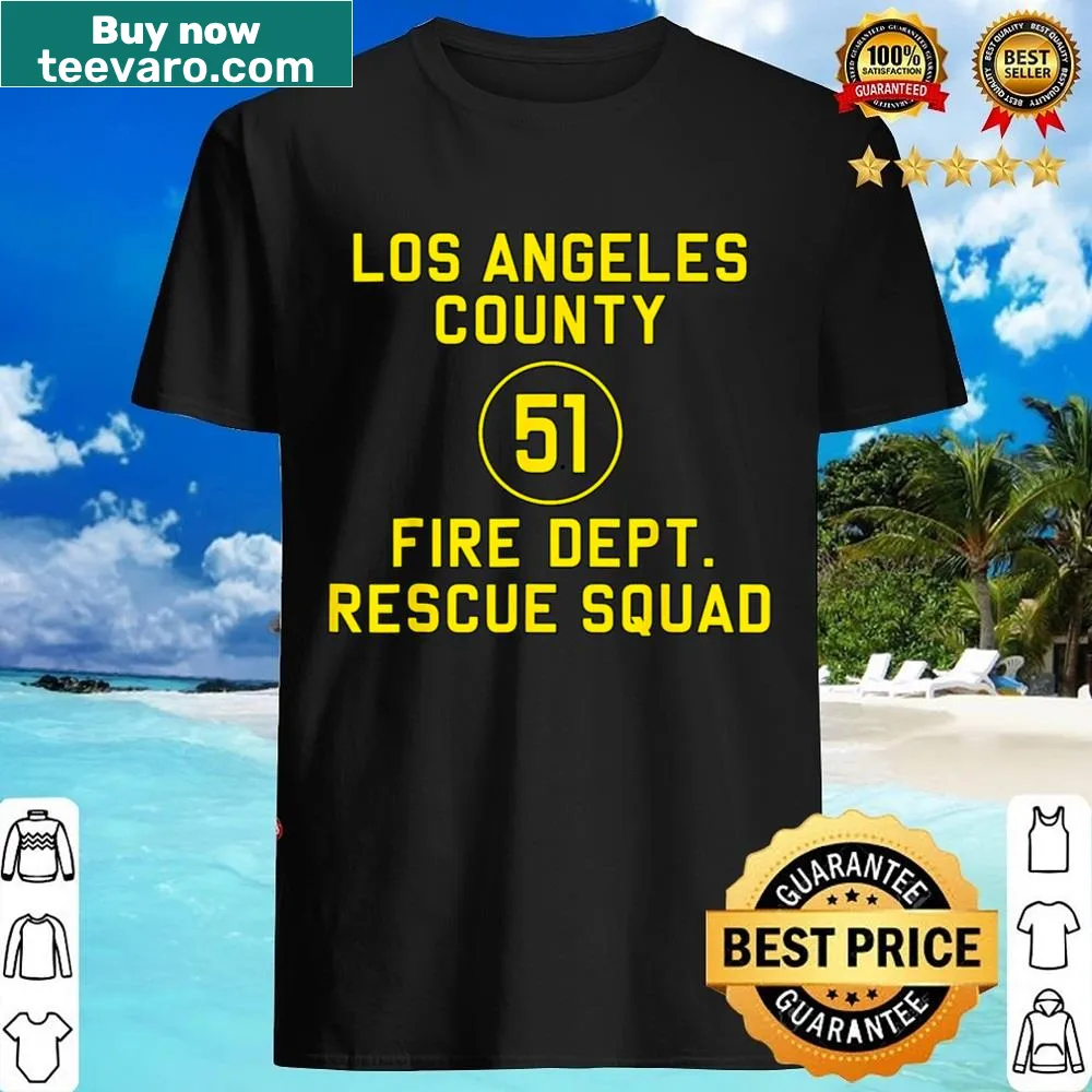 Emergency Squad logo shirt with Truck Side 51 design
