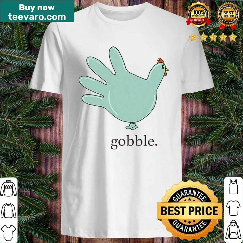Vintage Thanksgiving nurse shirt with a turkey glove design