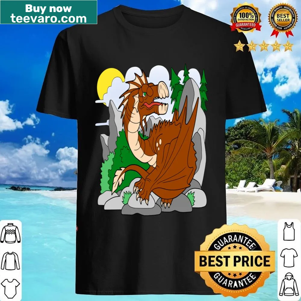 Playful dragon illustration for fantasy lovers