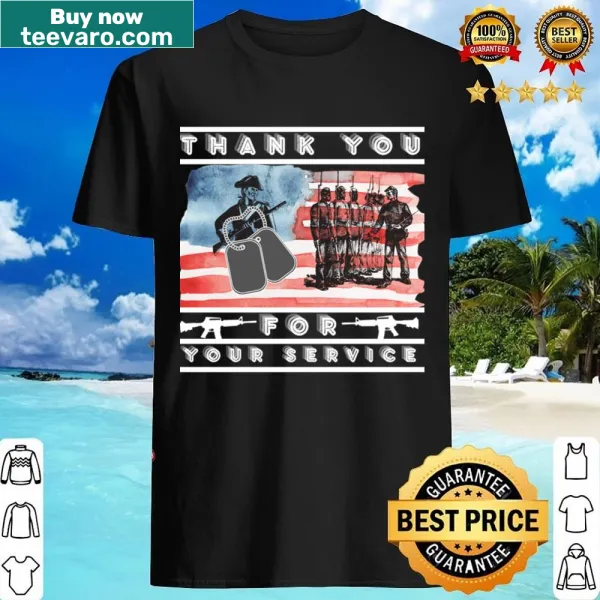 Veterans Day shirt celebrating service with bold text