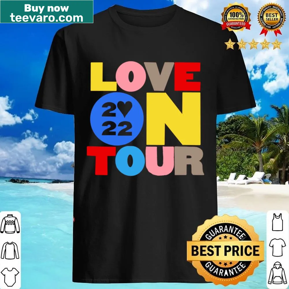 Vintage Love On Tour 2022 logo t-shirt