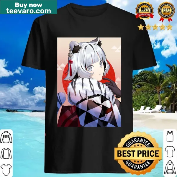 Cute waifu anime girl shirt design