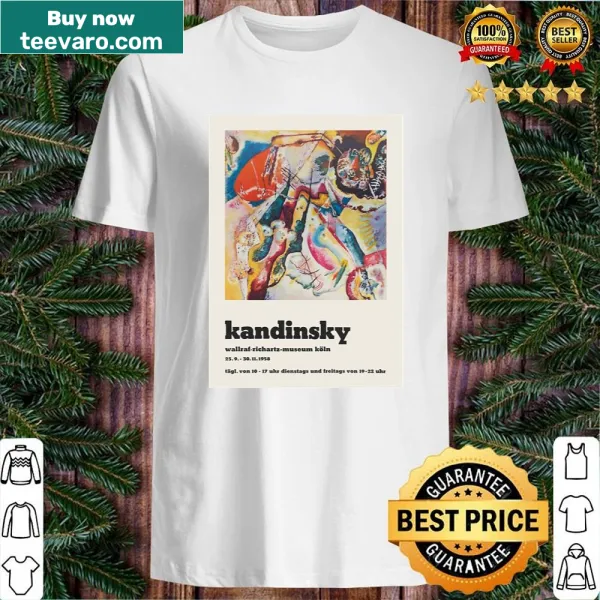 Wassily Kandinsky inspired shirt with abstract art design