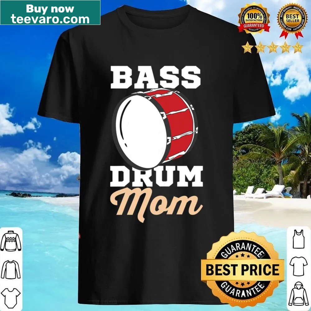 Bass drum graphic with heartfelt text celebrating drummer moms