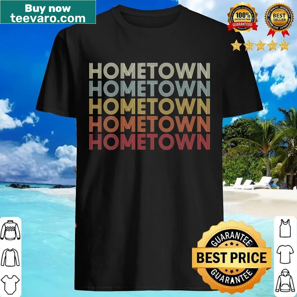 Retro Vneck shirt celebrating Hometown Illinois