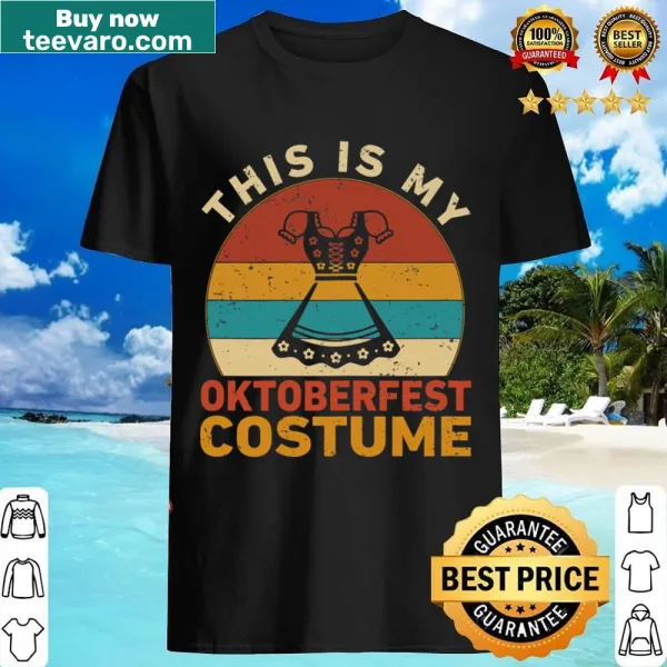 Shirt styled like a traditional German dirndl outfit