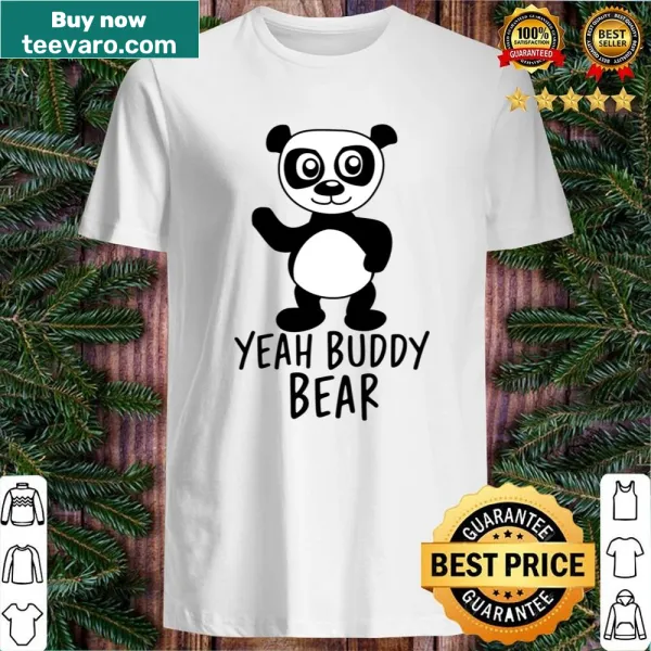 Cute cartoon bear graphic on a kids' shirt