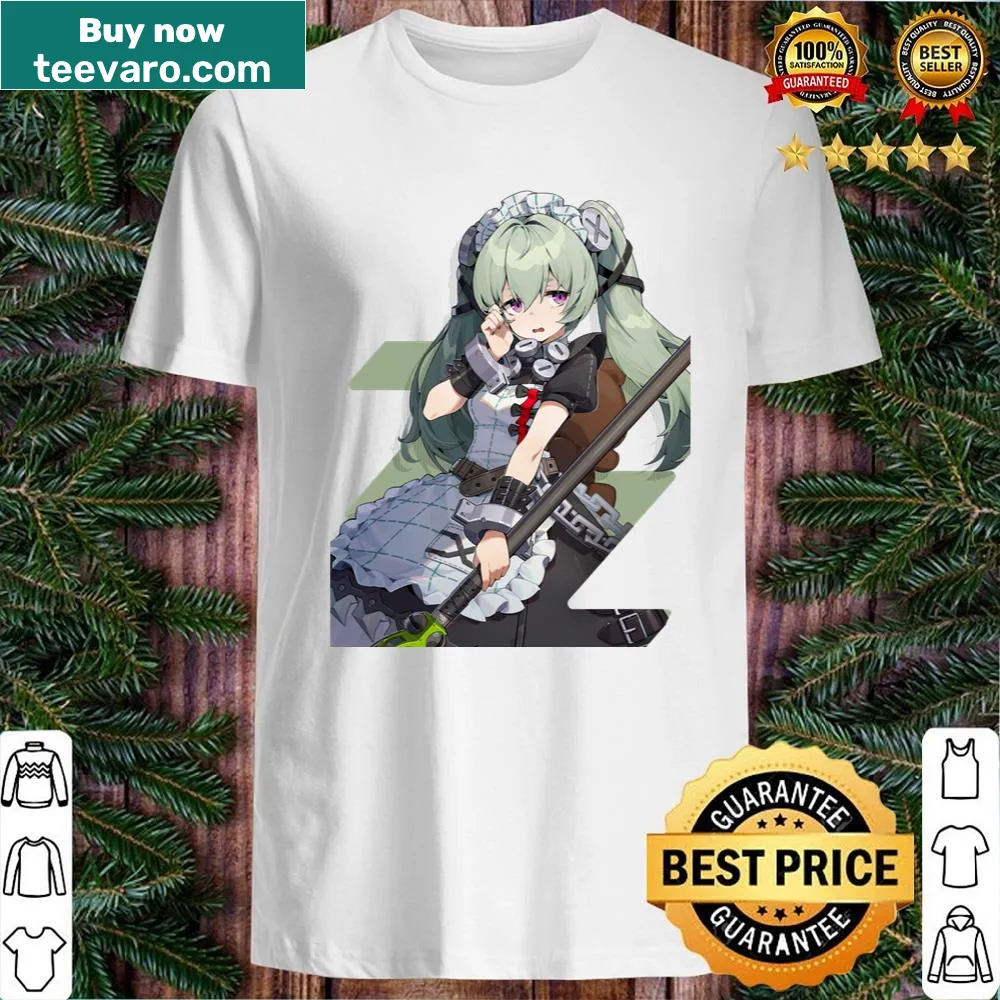 Minimalist gaming shirt featuring Zenless Zone Zero design