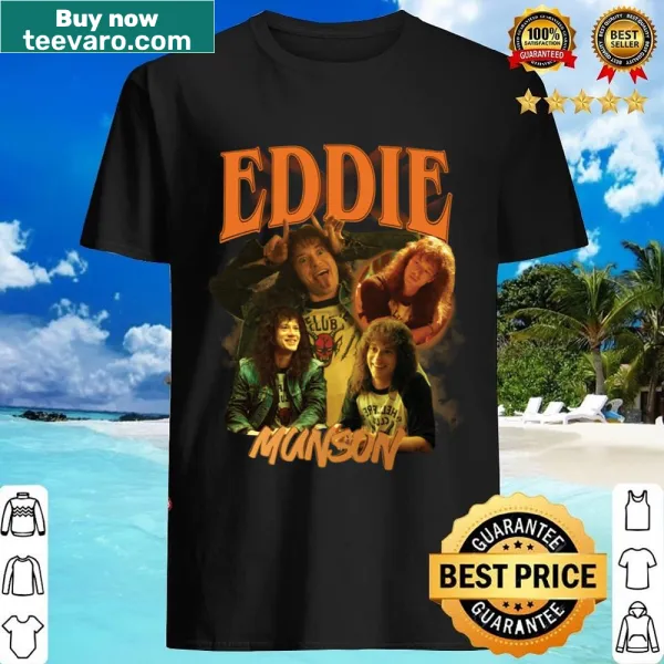 Vintage style shirt with the name 'Eddie' prominently printed