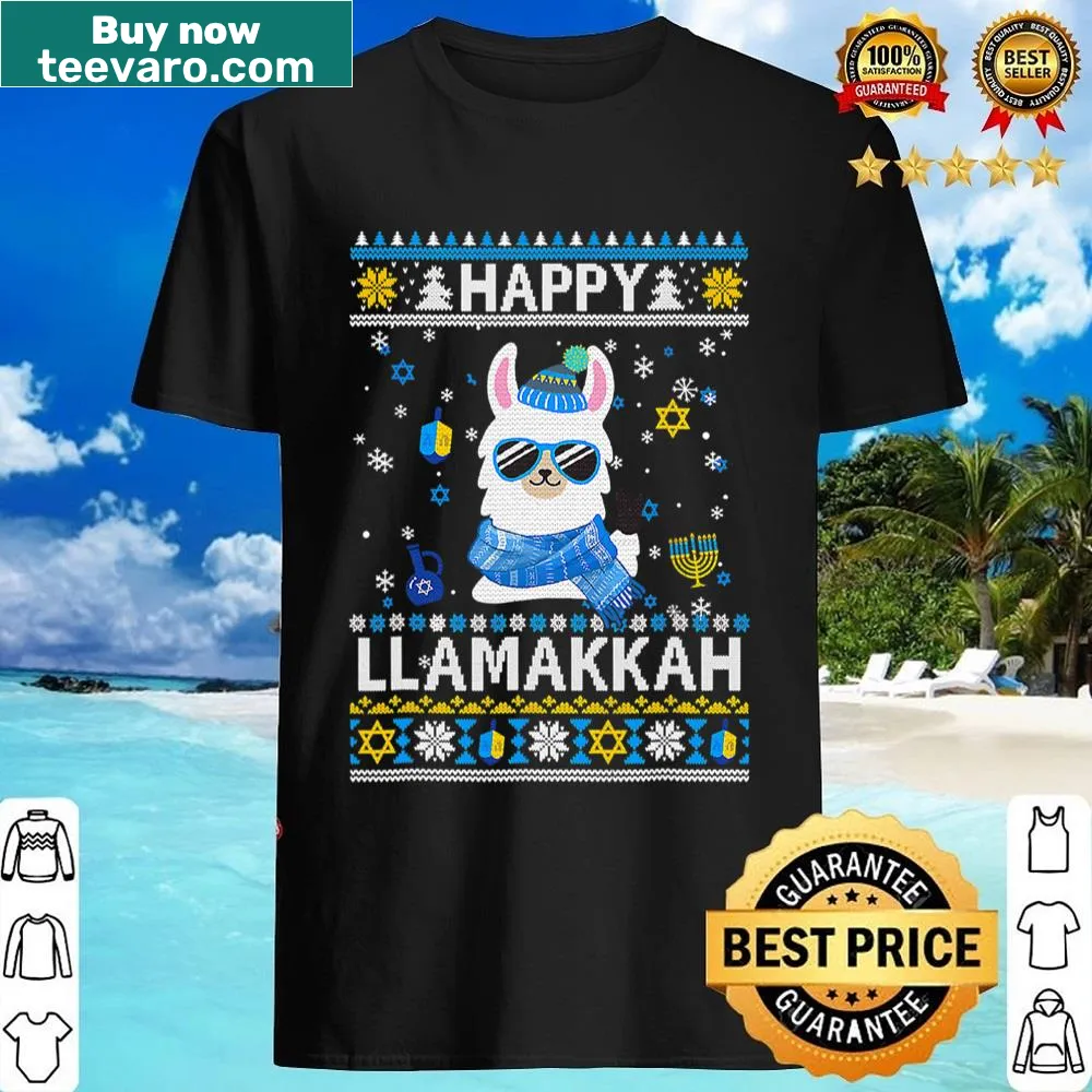 Whimsical llama design for Hanukkah celebrations