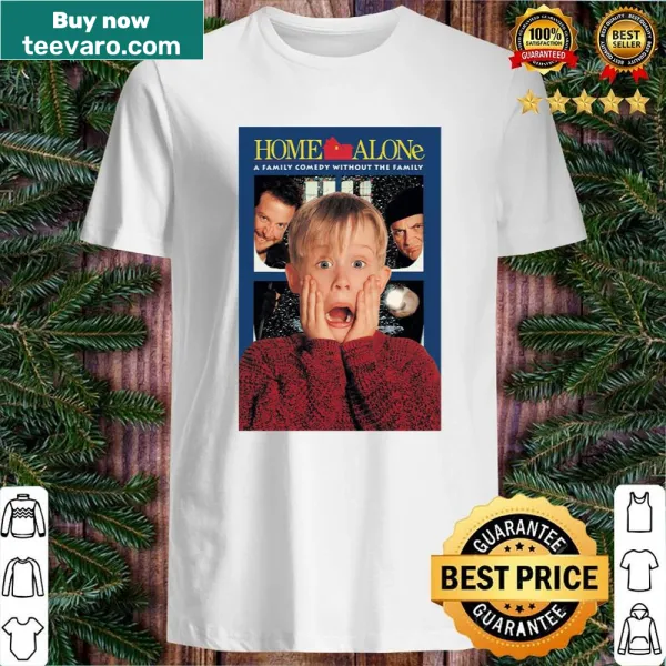 Home Alone movie graphic T-shirt celebrating a holiday classic