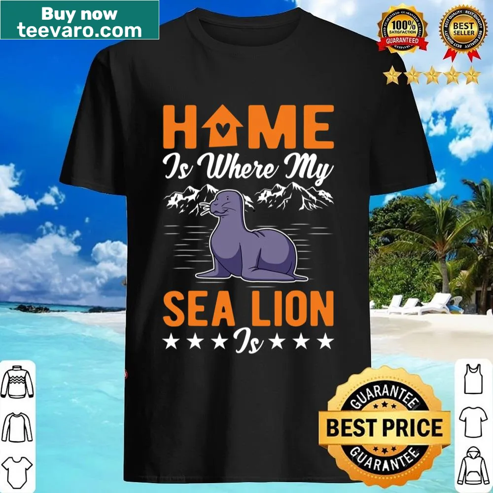Graphic design featuring a sea lion on a casual shirt
