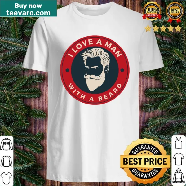 Retro shirt expressing love for men with beards