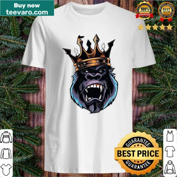Bold graphic of King Kong on a striking T-shirt