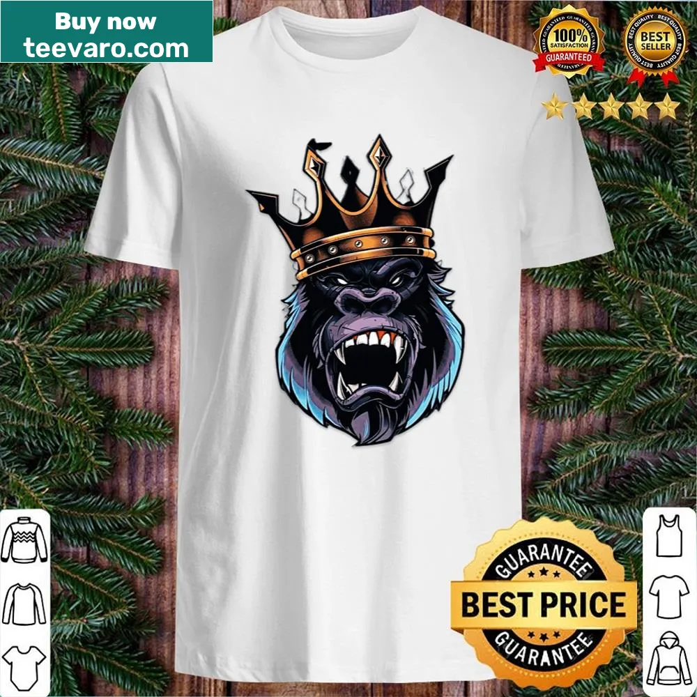 Bold graphic of King Kong on a striking T-shirt
