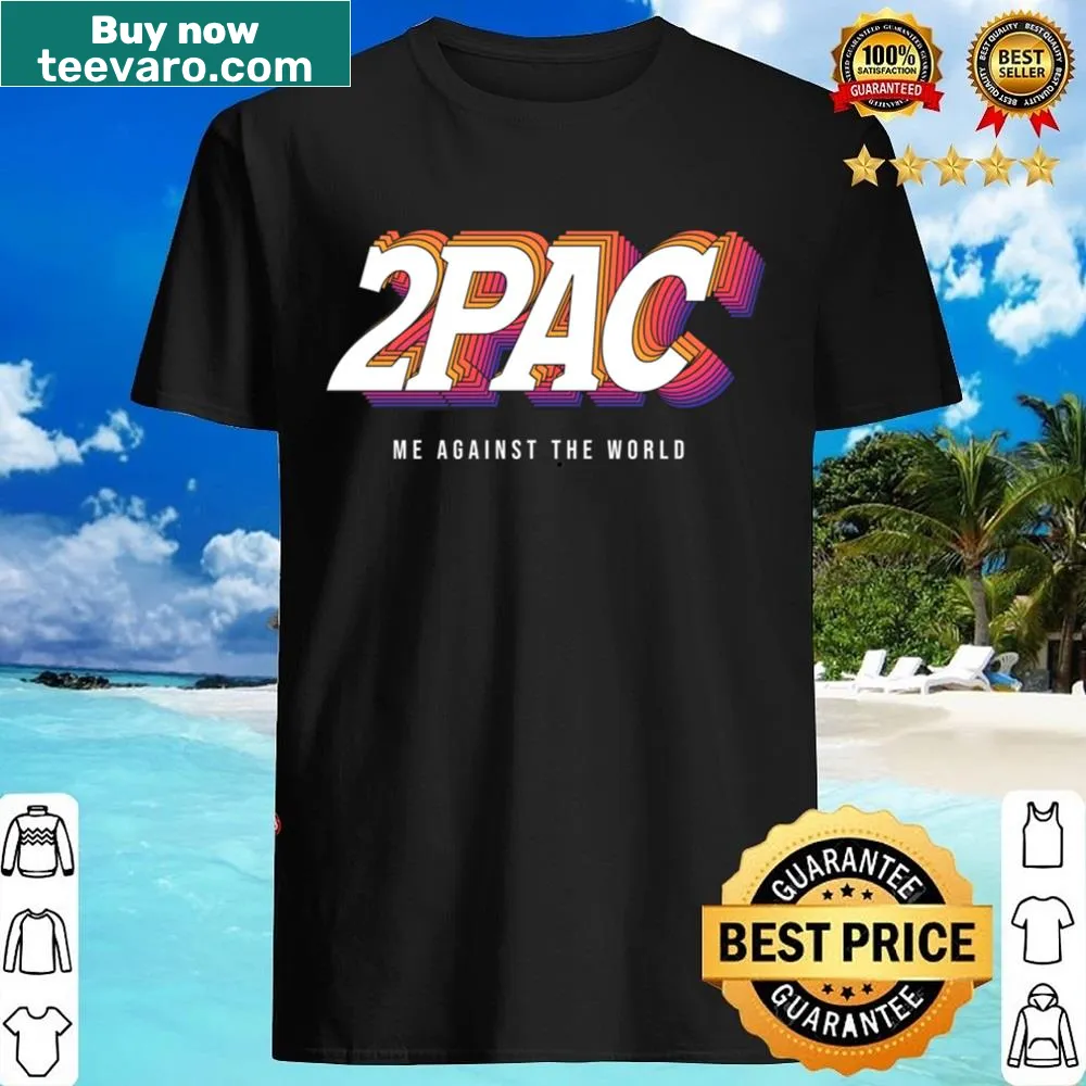 Bold typography shirt featuring the words Me Against The World
