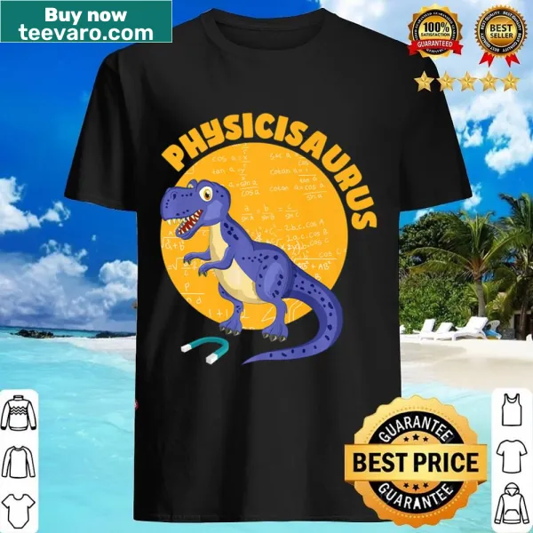 Dinosaur graphic with Physicisaurus text