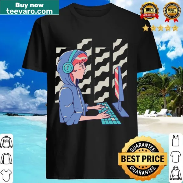 Empowering shirt for women programmers with a stylish design.
