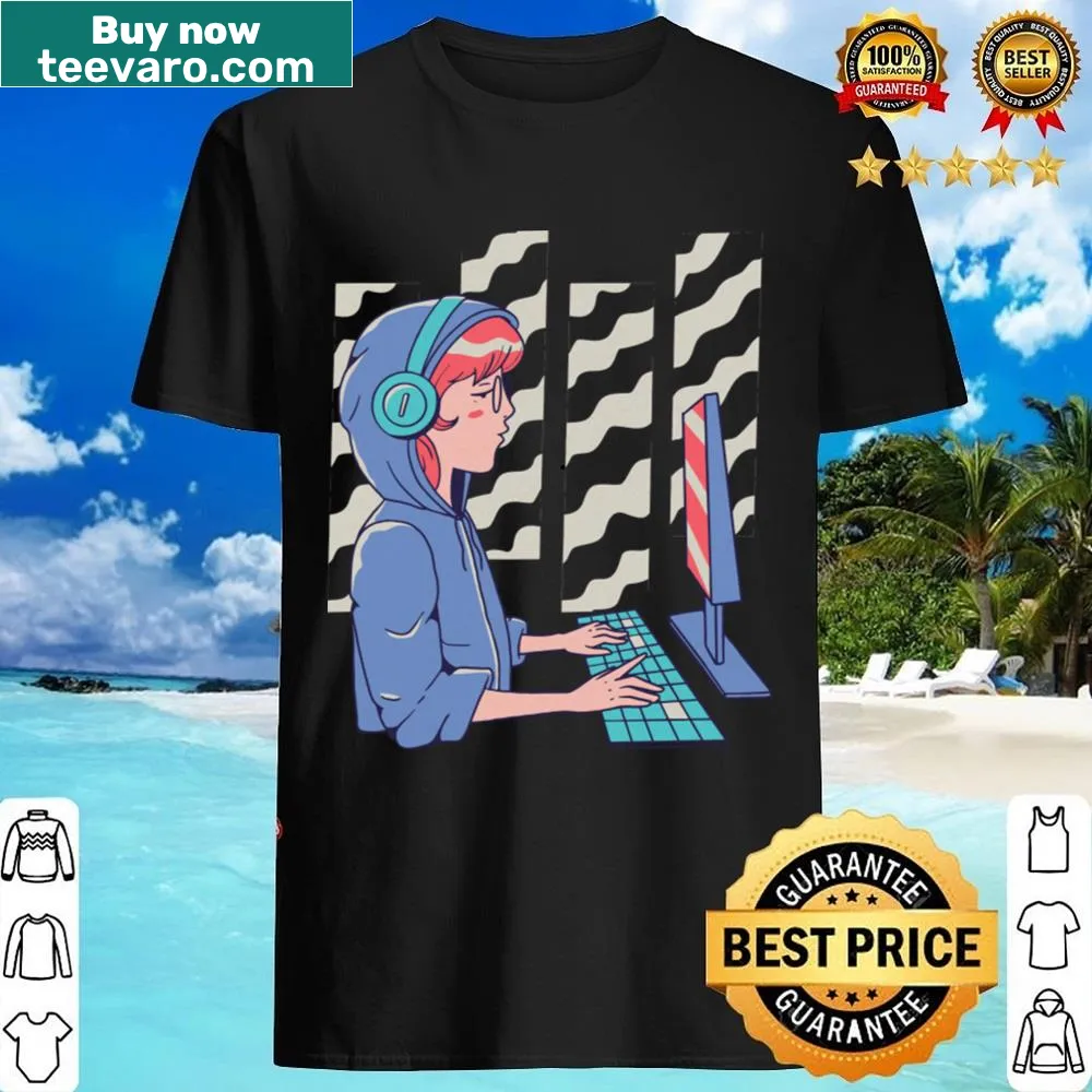 Empowering shirt for women programmers with a stylish design.