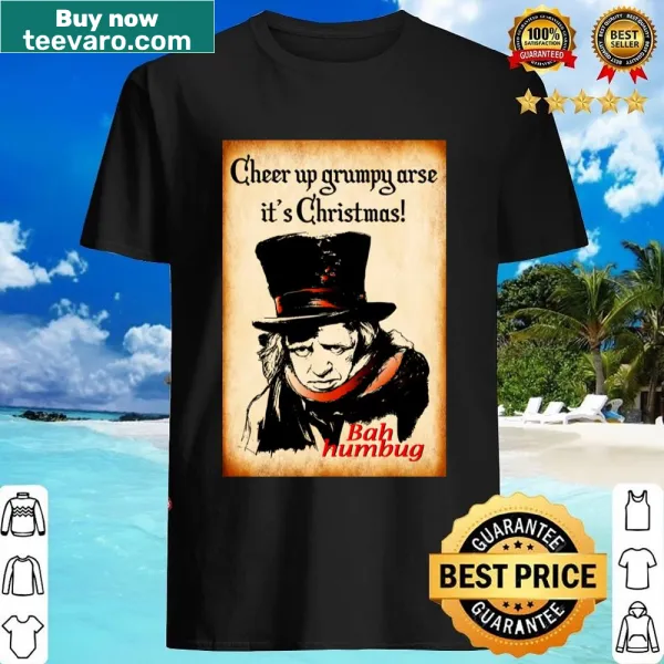 Vintage Ebenezer Scrooge Christmas shirt with 'Bah Humbug' design