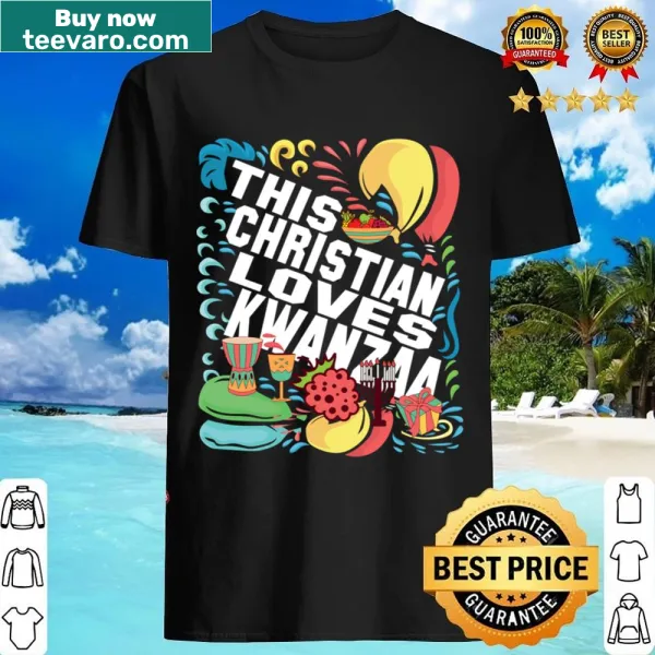 Shirt celebrating both Christian faith and Kwanzaa traditions in thoughtful design