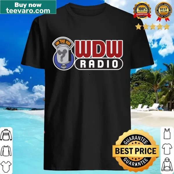 WDW Radio pocket logo shirt for Disney enthusiasts and teachers