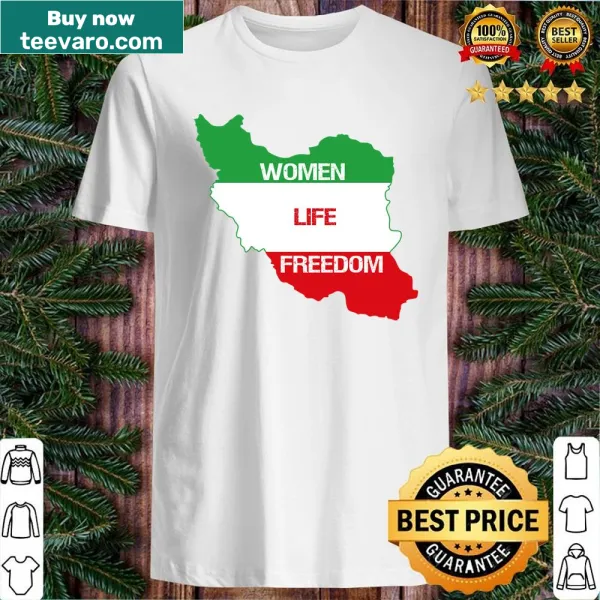 Sticker-style Women Life Freedom shirt with impactful message