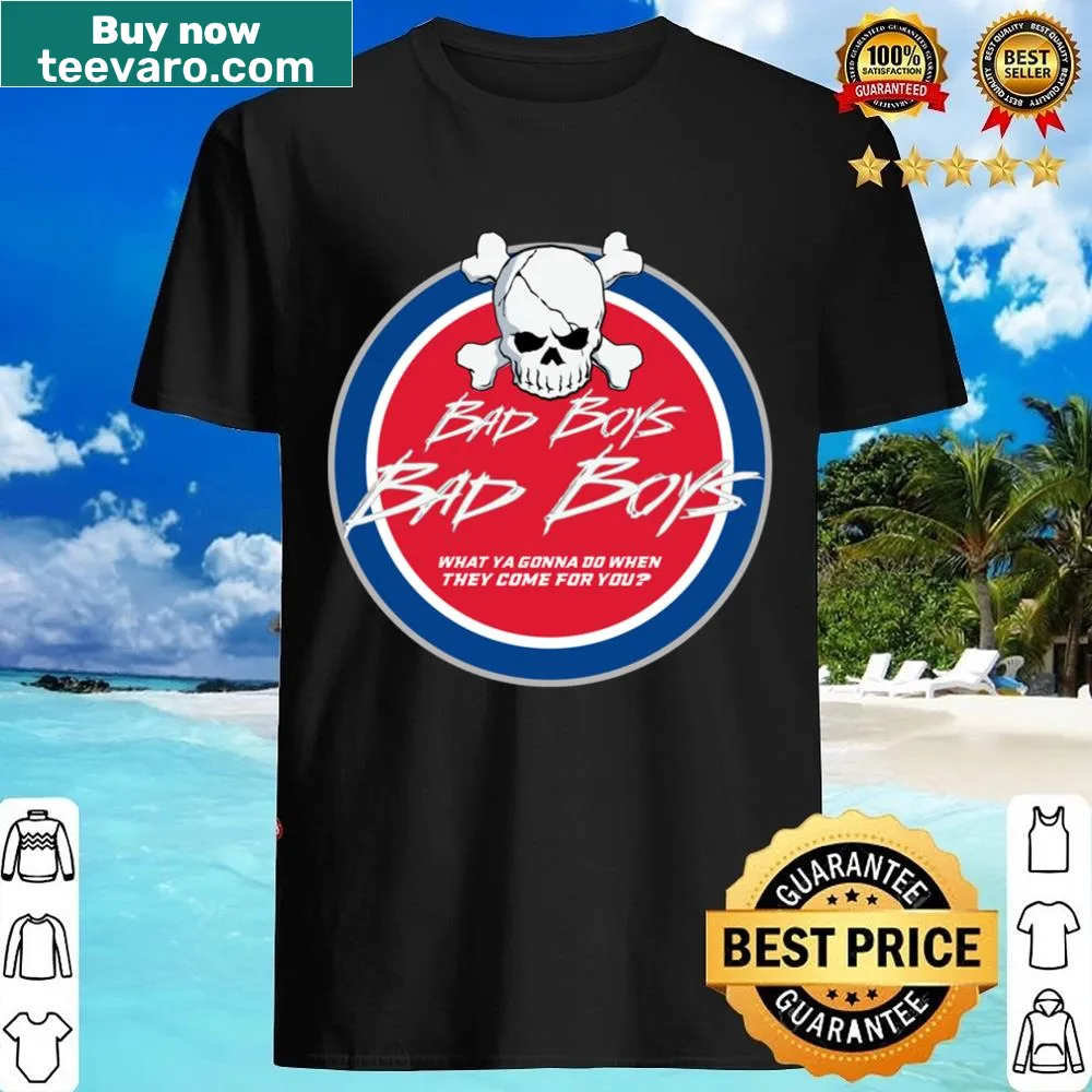 Bold graphic Detroit Bad Boys shirt with iconic lettering