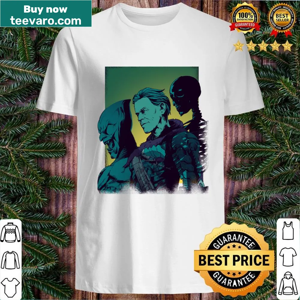 Illustrated Green Goblin shirt featuring the iconic character in action.
