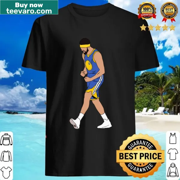 Illustrative T-shirt featuring a character with a headband for basketball fans