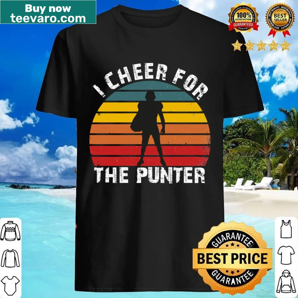 Essential shirt showcasing pride for punters in football.