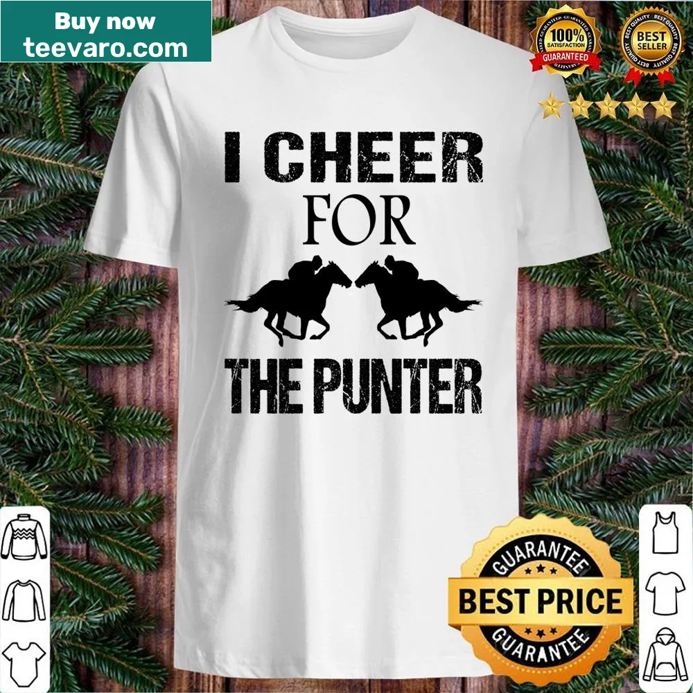 Shirt expressing pride for punters in football with bold lettering.
