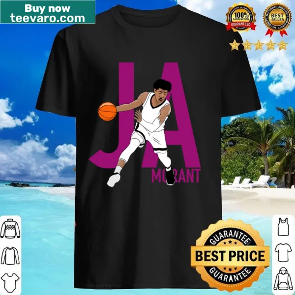 Ja Morant shirt featuring a dynamic design celebrating the player