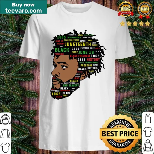 Sleeveless shirt celebrating Juneteenth and ongoing freedom journey
