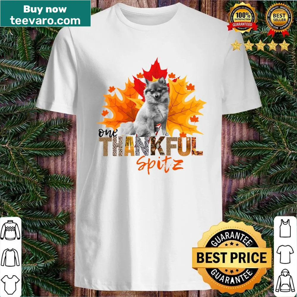 Thankful Spitz shirt with humorous Thanksgiving text