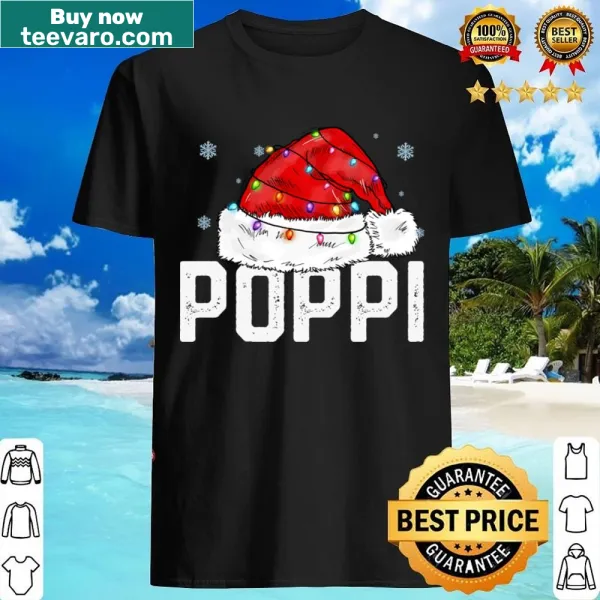 Humorous Poppi Claus design for grandpa's Christmas shirt
