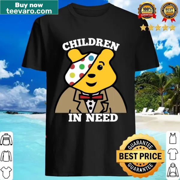 Lightweight shirt featuring Pudsey Bear for Children In Need.