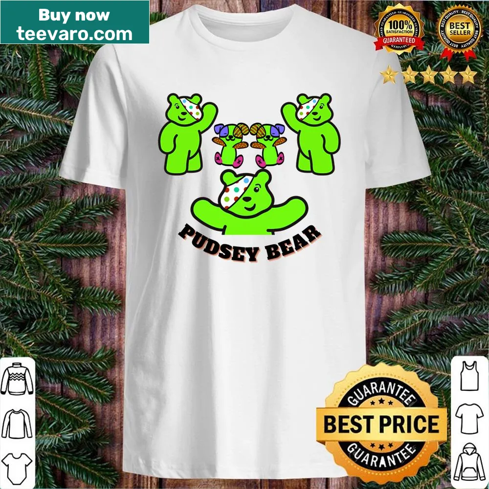 Lightweight shirt featuring Pudsey Bear for bear lovers, ideal for kids