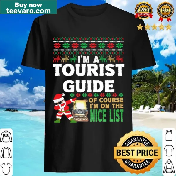 Ugly Christmas shirt with tourist guide humor