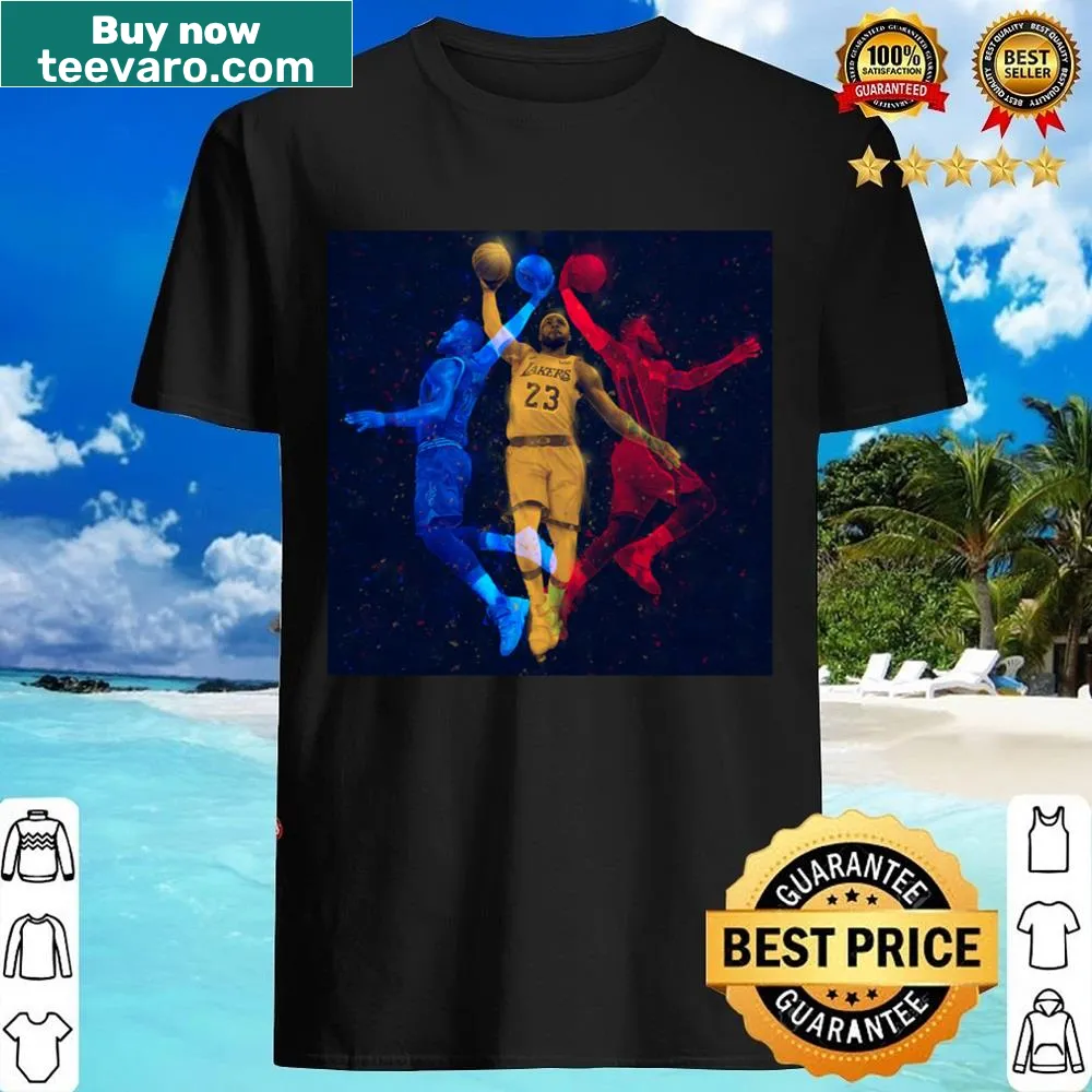 Trilogy Le Bron James shirt celebrating the basketball legend