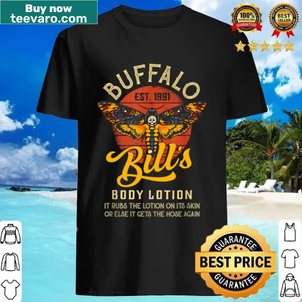 Funny vintage Buffalo Bill body lotion t-shirt
